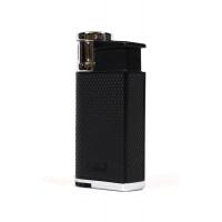 Colibri Evo Single-jet Flame Lighter - Black & Chrome